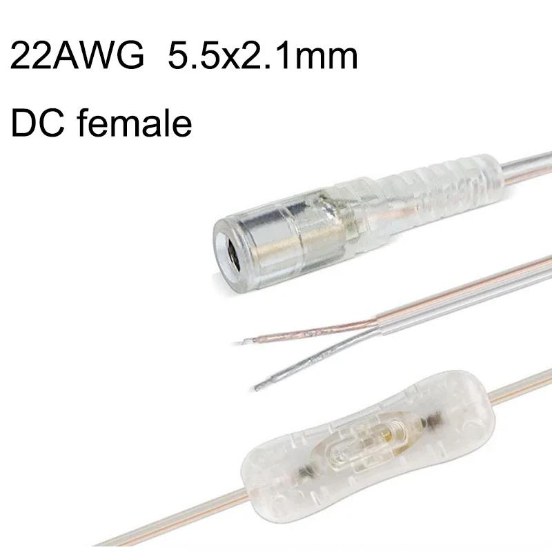  304 ġ ư Ŀ    ڵ, LED Ʈ Ʈ, 5.5x mm 2.1mm , DC 12V ̺, 2M 22awg